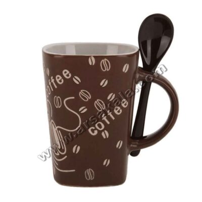 ماگ کافی قاشق دار