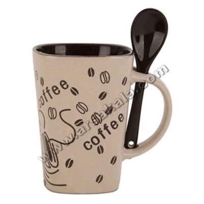 ماگ کافی قاشق دار