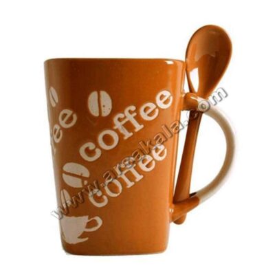 ماگ کافی قاشق دار