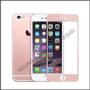 گلس فلزی آیفون iphone 6 رزگلد