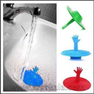 درپوش سینک طرح دست