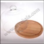 ظرف کیک خوری زیره چوبی طرح ENZO