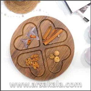 اردور خوری گرد 4 خانه قلب طرح بامبو