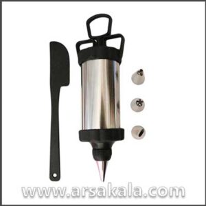 ست قیف خامه زن فلزی