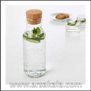 بطری شیشه ای طرح ایکیا