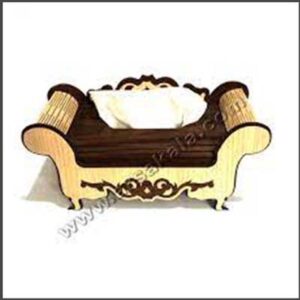 جعبه دستمال کاغذی طرح مبل