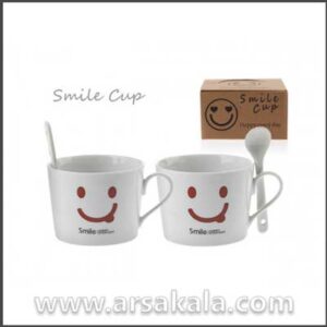ست فنجان دو عددی Smile Cup
