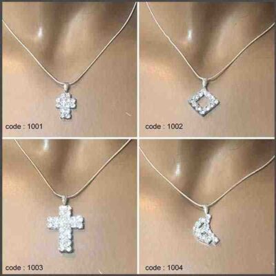 گردنبند طرح جواهر