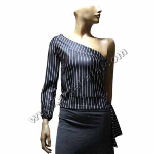 شومیز اسپرت یقه رومی