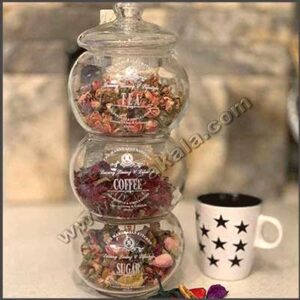 ظرف چای و قهوه سه طبقه طرح Enzo