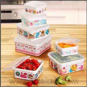 ظرف رادیانت مربع 4 تایی