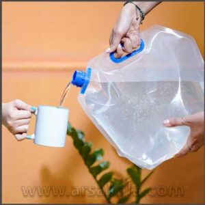 گالن آب تاشو 5 لیتری