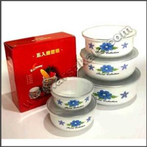 ظرف 5 تکه فلزی نگهداری غذا