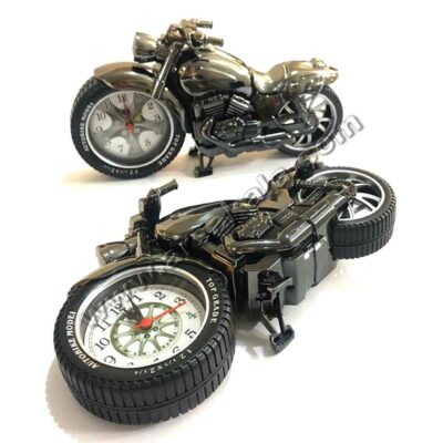 ساعت رومیزی طرح موتورسیکلت