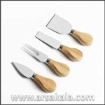 ست کارد صبحانه خوری دسته چوبی
