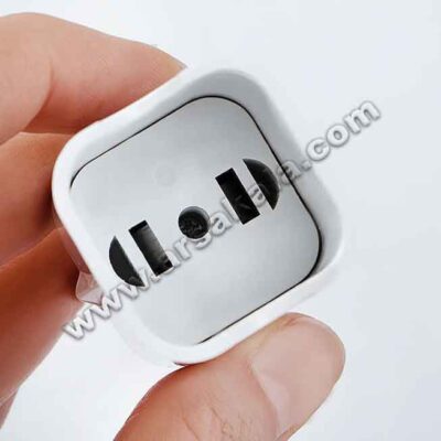 تبدیل دوشاخه برق شارژر آیفون اپل