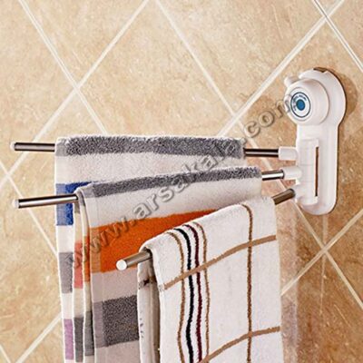 آویز حوله دیواری سه تایی آویز حوله دیواری سه تایی