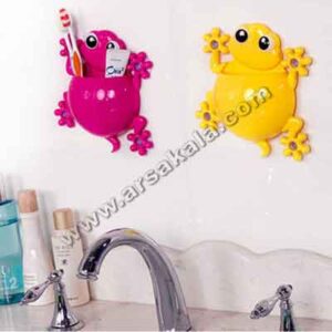 جا مسواکی دیواری طرح قورباغه