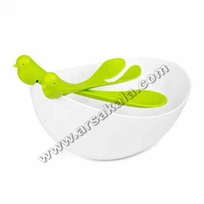 ظرف سالاد خوری طرح پرنده