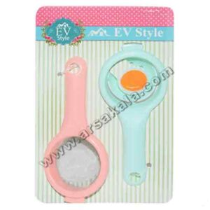 صافی چای و زرده گیر تخم مرغ