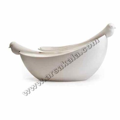 ظرف سالاد خوری طرح پرنده