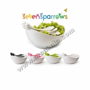 ظرف سالاد خوری طرح پرنده