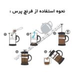 لیوان فرنچ پرس یک نفره Junai