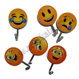 آویز چسبی سه تایی طرح ایموجی