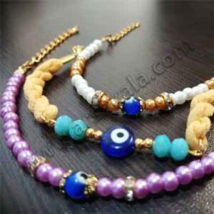 ست سه عددی دست بند چشم نظر