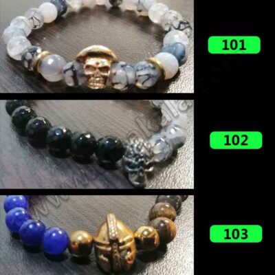 دست بند طرح اسکلت