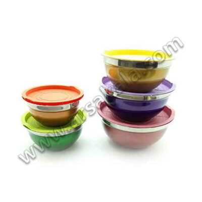 لگل استیل رنگی 5 عددی درب دار