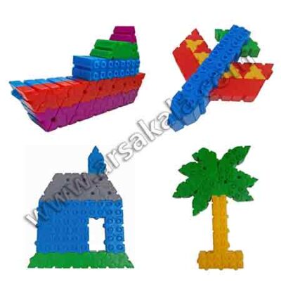 لگو 110 تکه سرزمین خشتی جیرجیرک