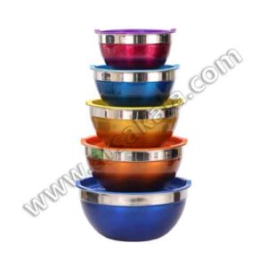 لگل استیل رنگی 5 عددی درب دار