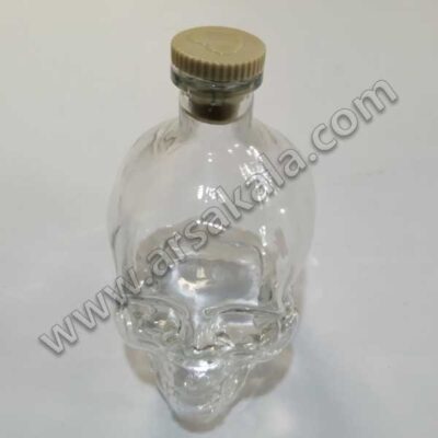 بطری جمجمه ای با درب سیلیکونی