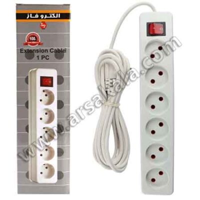 چند راهی 6 خانه الکترو فاز