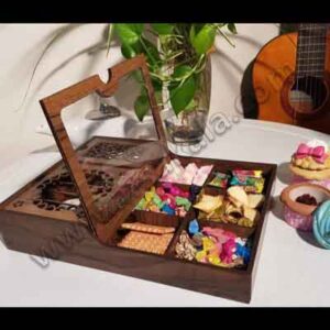 شلف پذیرایی چوبی وارمر دار