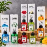 خوشبوکننده هوا ایفل با چوب معطر در رایحه‌ها و رنگ‌های متنوع