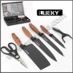 سرویس چاقو آشپزخانه 6 تکه LUCKY