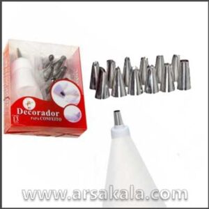 قیف خامه زن 12 عددی Decorador