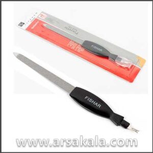 سوهان و گوشه کیر ناخن 2 سر FISHAR