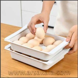 سبد تخم مرغ‌ کشویی یخچال