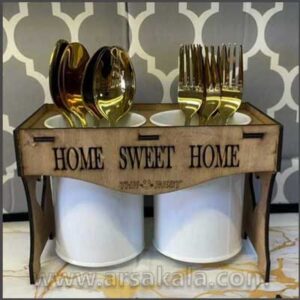 جا قاشقی دو قلو استندار