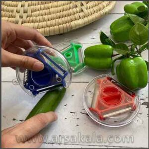 پوست کن سه تیغه گرد