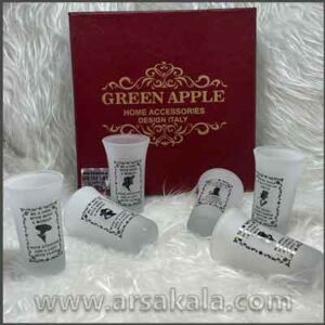 ست شات 6 عددی GREEN APPLE