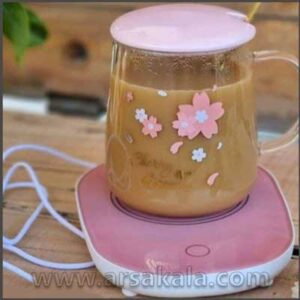 ماگ هیتردار پیرکس گلدار (جعبه دار)