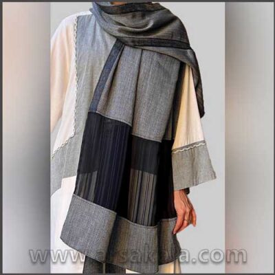 شال لینن دونخ مشکی