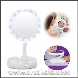 آینه آرایشی چراغدار Foldaway