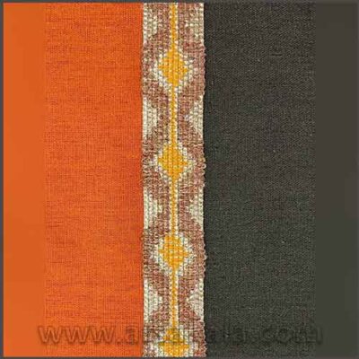 شال لینن نخی دو رنگ