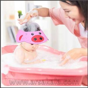 کلاه حمام نوزاد و کودک عروسکی