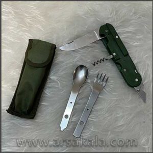 قاشق و چنگال کمپینگ 6 کاره کینگ کمپ